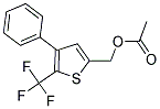 [4-PHENYL-5-(TRIFLUOROMETHYL)-2-THIENYL]METHYL ACETATE 结构式