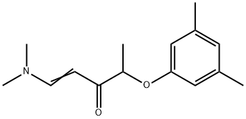 1-(Dimethylamino)-4-(3,5-dimethylphenoxy)-1-penten-3-one 结构式
