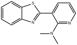 3-(苯并[D]噻唑-2-基)-N,N-二甲基吡啶-2-胺 结构式