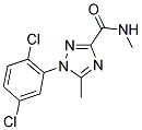 1-(2,5-DICHLOROPHENYL)-N,5-DIMETHYL-1H-1,2,4-TRIAZOLE-3-CARBOXAMIDE 结构式