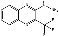 2-Hydrazino-3-(trifluoromethyl)quinoxaline 结构式