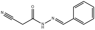 N'-苄亚基-2-氰基乙酰肼 结构式