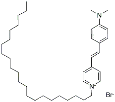 4-[4-(DIMETHYLAMINO)STYRYL]-1-DOCOSYLPYRIDINIUM BROMIDE 结构式