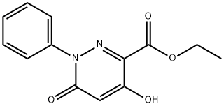 ETHYL 4-HYDROXY-6-OXO-1-PHENYL-1,6-DIHYDROPYRIDAZINE-3-CARBOXYLATE 结构式