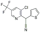 2-[3-CHLORO-5-(TRIFLUOROMETHYL)-2-PYRIDINYL]-2-(2-THIENYL)ACETONITRILE 结构式