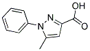 5-METHYL-1-PHENYL-1H-PYRAZOLE-3-CARBOXYLIC ACID 结构式