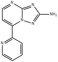 7-(2-吡啶基)[1,2,4]三唑并[1,5-A]嘧啶-2-胺 结构式