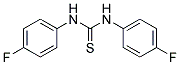 N,N'-BIS(4-FLUOROPHENYL)THIOUREA 结构式