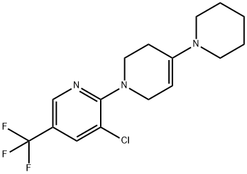 3-CHLORO-2-[4-PIPERIDINO-3,6-DIHYDRO-1(2H)-PYRIDINYL]-5-(TRIFLUOROMETHYL)PYRIDINE 结构式
