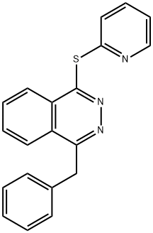 1-Benzyl-4-(2-pyridinylsulfanyl)phthalazine 结构式