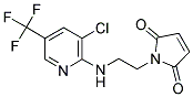 1-(2-([3-CHLORO-5-(TRIFLUOROMETHYL)-2-PYRIDINYL]AMINO)ETHYL)-1H-PYRROLE-2,5-DIONE 结构式