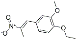 1-(4-ETHOXY-3-METHOXYPHENYL)-2-NITROPROPENE 结构式