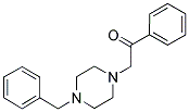 2-(4-BENZYLPIPERAZINO)-1-PHENYL-1-ETHANONE 结构式