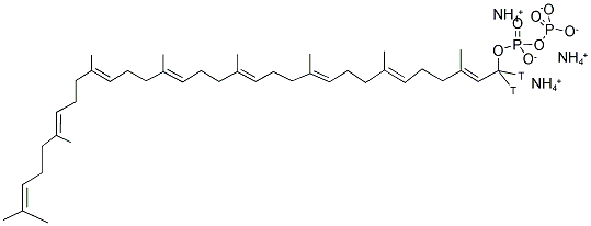 OCTAPRENYL PYROPHOSPHATE TRIAMMONIUM SALT, [1-3H] 结构式