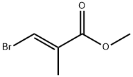 (E)-3-溴-2-甲基丙烯酸甲酯 结构式