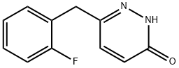 6-(2-Fluorobenzyl)-3-pyridazinol 结构式