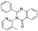 3-(3-METHYLPYRIDIN-2-YL)-2-PHENYLQUINAZOLIN-4(3H)-ONE 结构式
