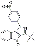 3-(TERT-BUTYL)-1-(4-NITROPHENYL)INDENO[2,3-D]PYRAZOL-4-ONE 结构式