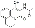 N-(7-HYDROXY-5-OXO-2,3-DIHYDRO-1H,5H-PYRIDO[3,2,1-IJ]QUINOLIN-6-YL)ACETAMIDE 结构式