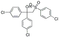 1,1-Bis(4-chlorophenyl)-2-[(4-chlorophenyl)sulfonyl]-1-ethanol 结构式