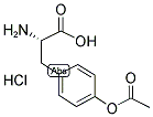 H-Tyr(Ac)-OH HCl 结构式