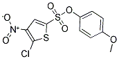 4-Methoxyphenyl 5-chloro-4-nitrothiophene-2-sulfonate 结构式