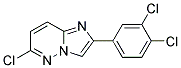 6-CHLORO-2-(3,4-DICHLOROPHENYL)IMIDAZO[1,2-B]PYRIDAZINE 结构式