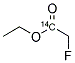 Fluoroacetic acid ethyl ester, [1-14C] 结构式
