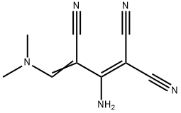 2-AMINO-4-(DIMETHYLAMINO)-1,3-BUTADIENE-1,1,3-TRICARBONITRILE 结构式