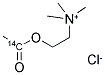 ACETYLCHOLINE CHLORIDE, [ACETYL-1-14C] 结构式