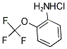 2-(TRIFLUOROMETHOXY)ANILINE HYDROCHLORIDE 结构式