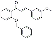 1-[2-(Benzyloxy)phenyl]-3-(3-methoxyphenyl)prop-2-en-1-one 结构式