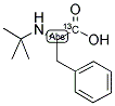 L-PHENYLALANINE-N-T-BOC (1-13C) 结构式