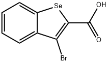 3-溴苯并[B]硒吩-2-羧酸 结构式