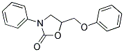 3-PHENYL-5-(PHENOXYMETHYL)-1,3-OXAZOLIDIN-2-ONE 结构式