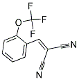 2-[2-(TRIFLUOROMETHOXY)BENZYLIDENE]MALONONITRILE 结构式