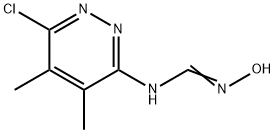 N-(6-CHLORO-4,5-DIMETHYLPYRIDAZIN-3-YL)-N'-HYDROXYIMINOFORMAMIDE 结构式