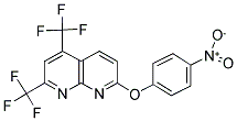 5,7-BIS(TRIFLUOROMETHYL)[1,8]NAPHTHYRIDIN-2-YL 4-NITROPHENYL ETHER 结构式