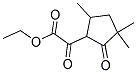 ETHYL 2-OXO-2-(3,3,5-TRIMETHYL-2-OXOCYCLOPENTYL)ACETATE 结构式