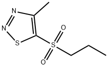 4-METHYL-1,2,3-THIADIAZOL-5-YL PROPYL SULFONE 结构式