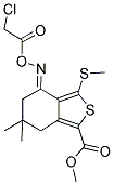 METHYL 4-([(2-CHLOROACETYL)OXY]IMINO)-6,6-DIMETHYL-3-(METHYLTHIO)-4,5,6,7-TETRAHYDROBENZO[C]THIOPHENE-1-CARBOXYLATE 结构式