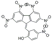4-NITRO-2-[(2,4,5,7-TETRANITRO-9H-FLUOREN-9-YLIDEN)METHYL]PHENOL 结构式