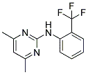N-[2-(TRIFLUOROMETHYL)PHENYL]-4,6-DIMETHYL-2-PYRIMIDINAMINE 结构式