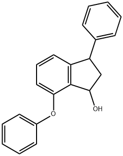 7-PHENOXY-3-PHENYL-1-INDANOL 结构式