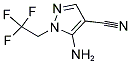 5-AMINO-1-(2-TRIFLUORO)ETHYL-1H-PYRAZOLE-4-CARBONITRILE 结构式