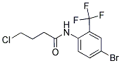 N1-[4-BROMO-2-(TRIFLUOROMETHYL)PHENYL]-4-CHLOROBUTANAMIDE 结构式