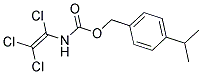 4-ISOPROPYLBENZYL N-(1,2,2-TRICHLOROVINYL)CARBAMATE 结构式