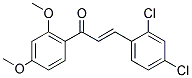 3-(2,4-DICHLOROPHENYL)-1-(2,4-DIMETHOXYPHENYL)PROP-2-EN-1-ONE 结构式