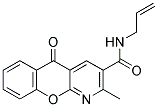 2-METHYL-10-OXO-10H-9-OXA-1-AZA-ANTHRACENE-3-CARBOXYLIC ACID ALLYLAMIDE 结构式