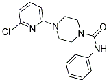 4-(6-CHLORO-2-PYRIDINYL)-N-PHENYLTETRAHYDRO-1(2H)-PYRAZINECARBOXAMIDE 结构式